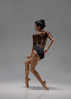 Ballet Rosa Ember Mesh 3/4 Sleeve Leotard -Dance Costume Shop ballet rosa ember mesh 3 4 sleeve leotard 2