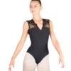 Ballet Rosa Emmeline V-Neck Lace Leotard