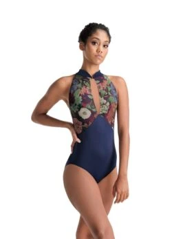 Ballet Rosa Hazel Keyhole Front High Neck Leotard