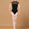 Bloch Adult Mesh Cap Sleeve Leotard