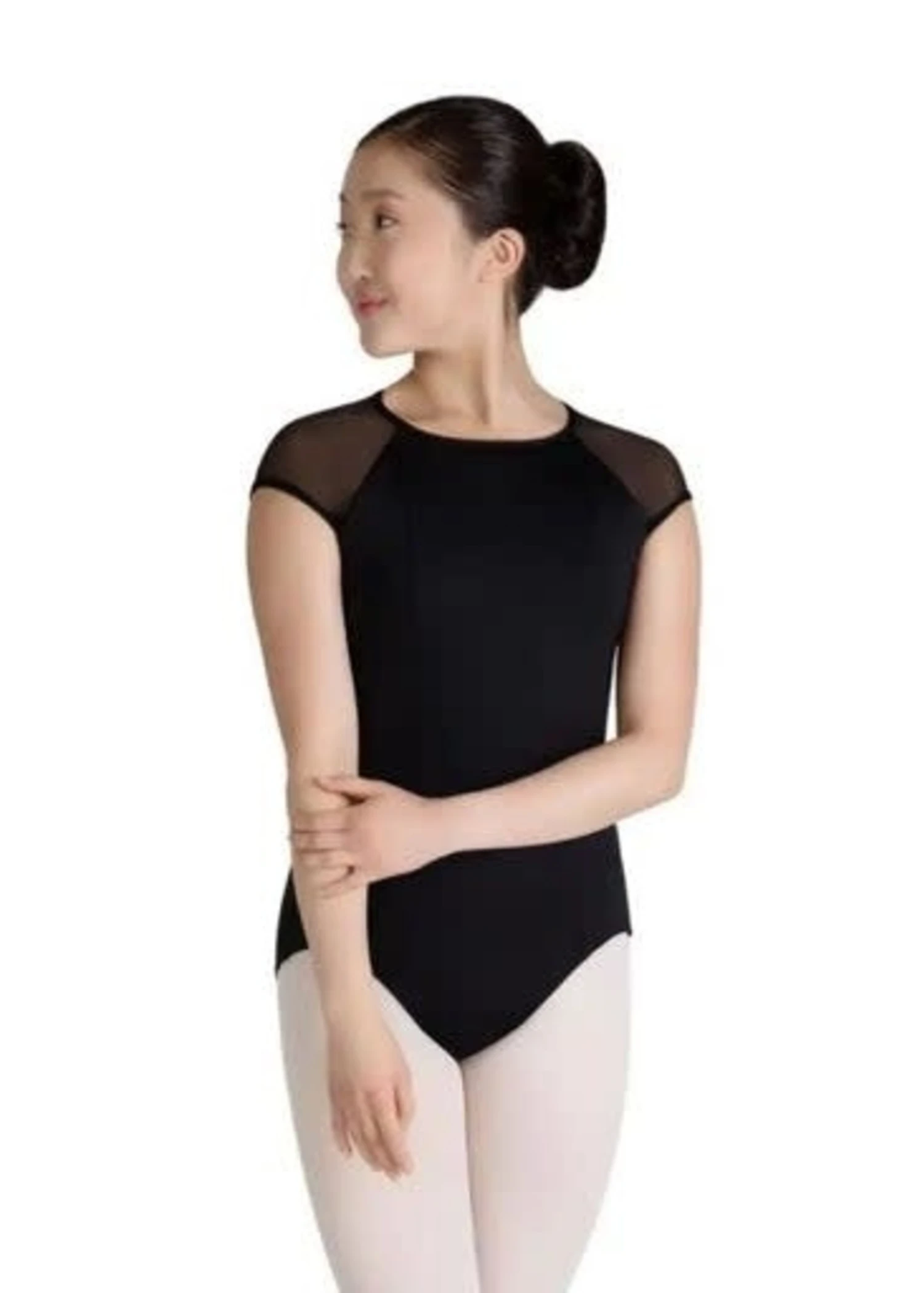 Capezio Child High Neck Mesh Cap Sleeve Leotard 4 Capezio Child High Neck Mesh Cap Sleeve Leotard - Image 4