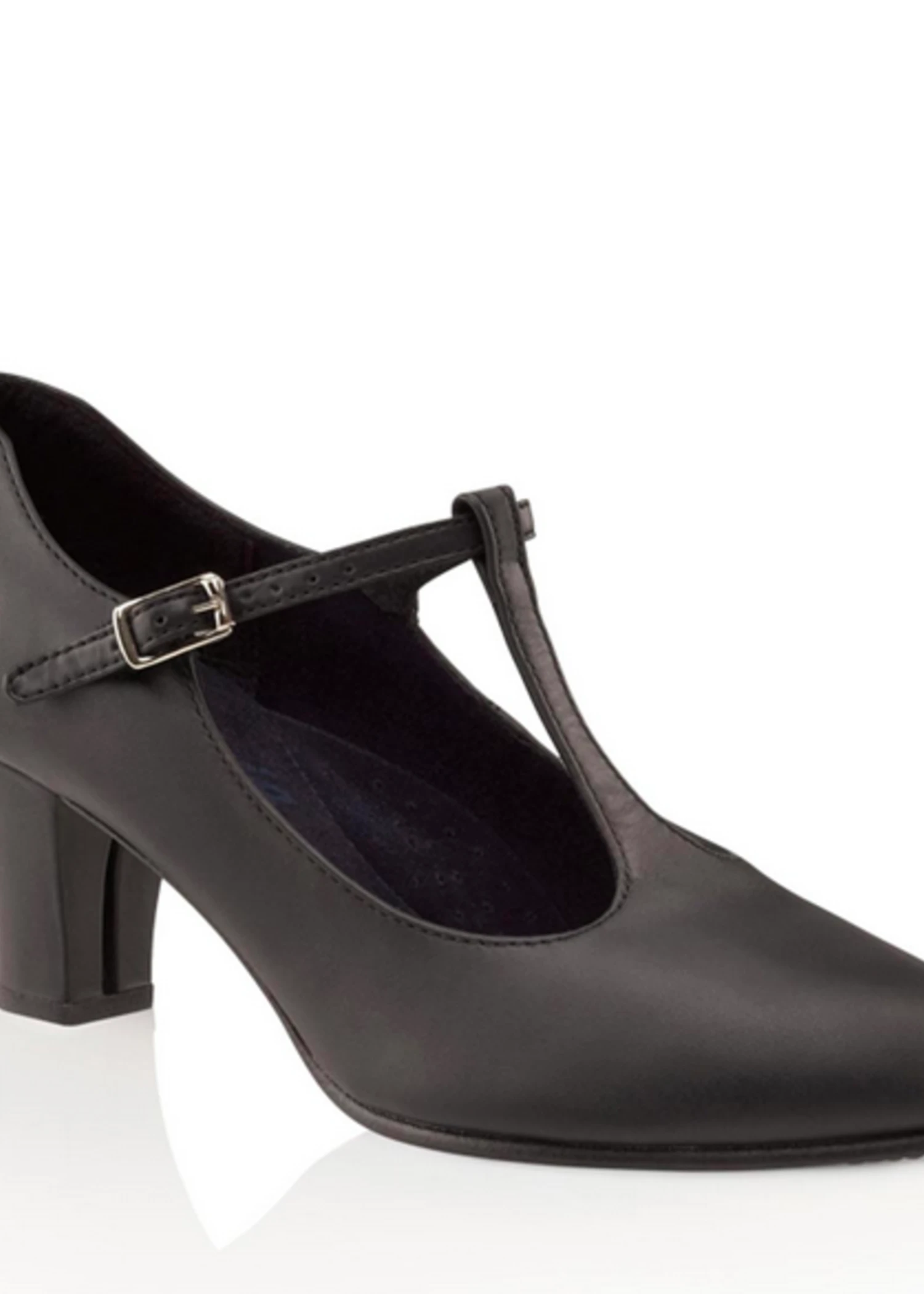 Capezio Jr. Footlight 2" T-Strap Character Shoe 2 Capezio Jr. Footlight 2" T-Strap Character Shoe - Image 2