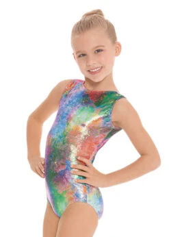 Eurotard 7689 Child Metallic Mermaid Gymnastics Tank Leotard