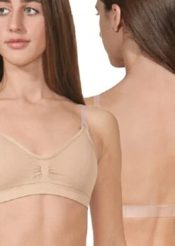 Eurotard Adult Seamless Wide Band Padded Bra 95624