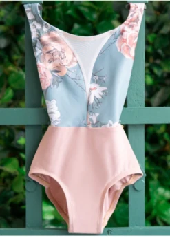 Lucky Leo Dart Tank Mesh Leotard -Dance Costume Shop lucky leo dart tank mesh leotard 3