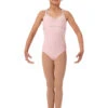 Mirella M1242C Child Floral Double Cross Camisole Leotard