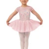 Mirella M1554C Child Floral Cap Sleeve Tutu