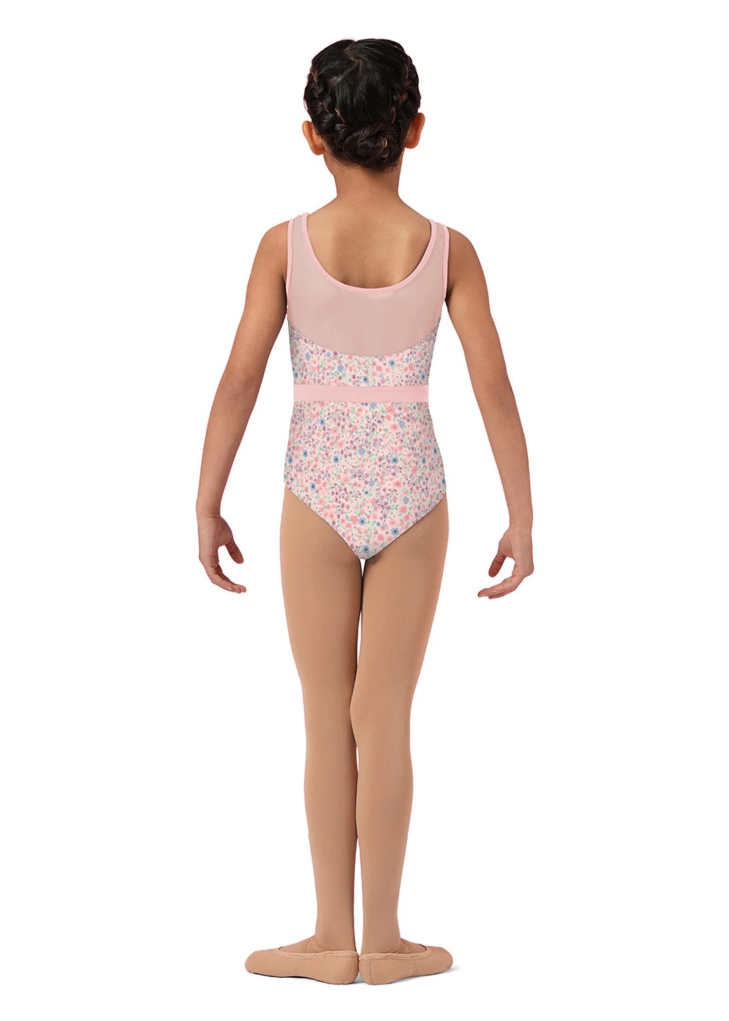 Mirella M485C Child Floral Tank Leotard 2 Mirella M485C Child Floral Tank Leotard - Image 2
