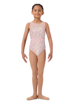 Mirella M485C Child Floral Tank Leotard