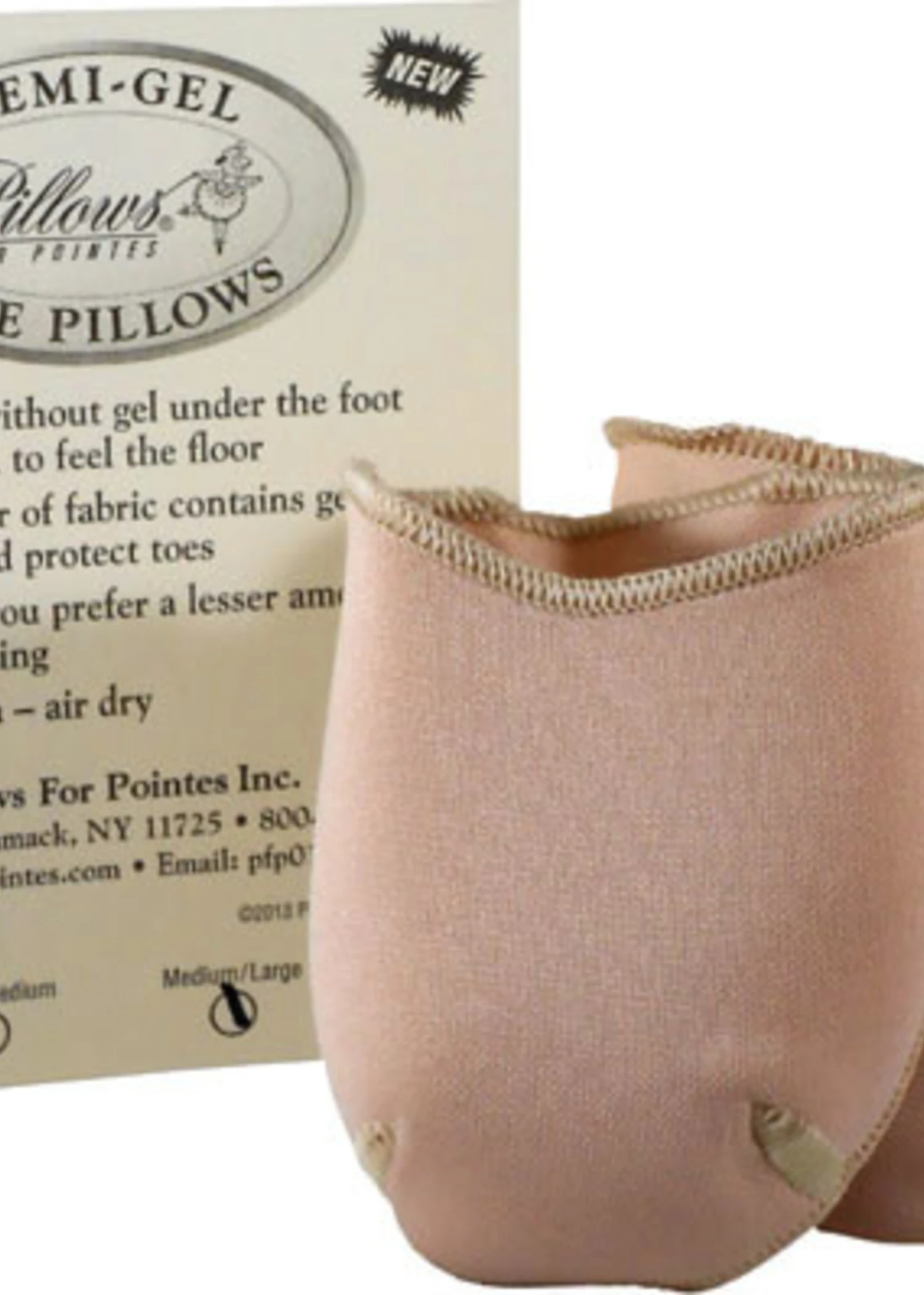 Pillows For Pointes Demi-Gel Toe Pillows 1 Pillows For Pointes Demi-Gel Toe Pillows