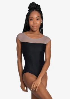 So Danca Alisha Skin Toned Mesh Cap Sleeve Leotard -Dance Costume Shop so danca alisha skin toned mesh cap sleeve leotard 3