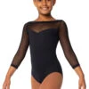 So Danca Child Elise Mesh Sleeve Leotard SL130