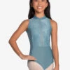 So Danca Clem Childs High Neck Lace Leotard