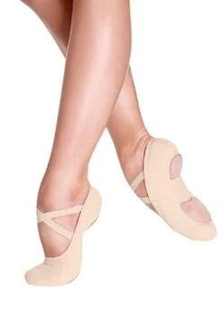 So Danca SD16 Bliss Canvas Ballet Slipper Skin Tones