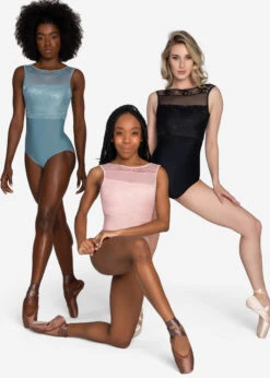So Danca Sybille High Neck Mesh Tank Leotard -Dance Costume Shop so danca sybille high neck mesh tank leotard 2