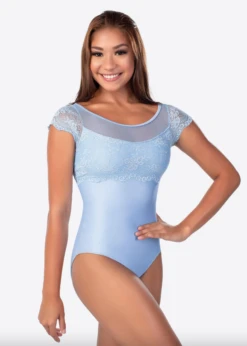 So Danca Tamires Lace Cap Sleeve Leotard SD1813 -Dance Costume Shop so danca tamires lace cap sleeve leotard sd1813 2
