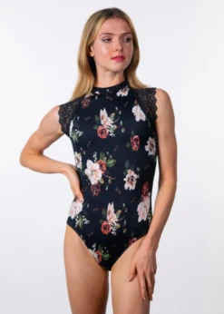 Suffolk Holiday Mock Neck Cap Sleeve Leotard -Dance Costume Shop suffolk holiday mock neck cap sleeve leotard 3