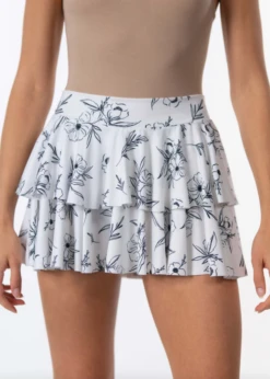 Suffolk Moonflower Double Tiered Skirt